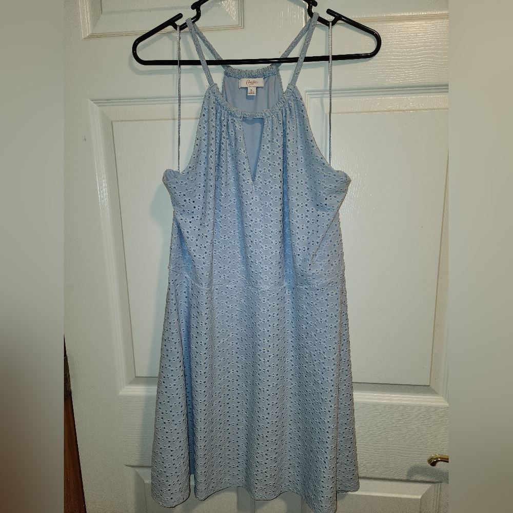 XL light blue double layer keyhole dress by Candie's NWOT - Picture 4 of 7